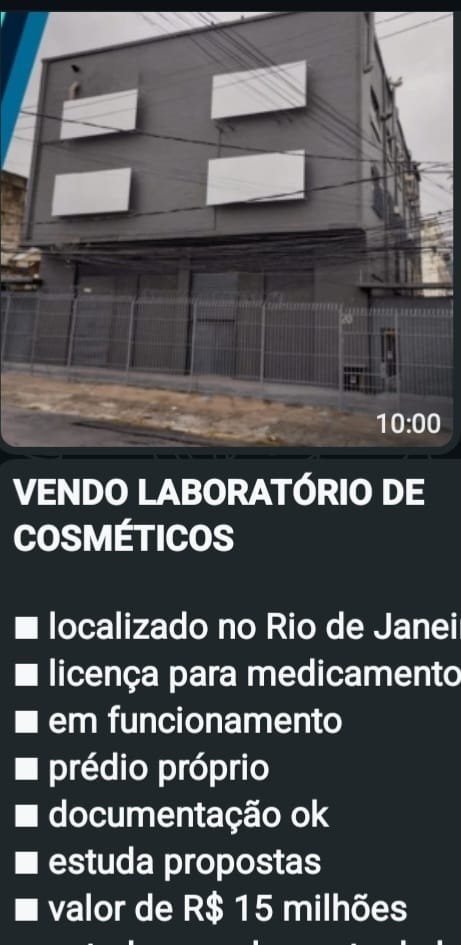 EMP0006 - LABORATORIO Á VENDA EM MACAÉ EM PLENO FUNCIONAMENTO