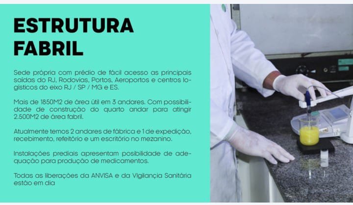 EMP0006 - LABORATORIO Á VENDA EM MACAÉ EM PLENO FUNCIONAMENTO