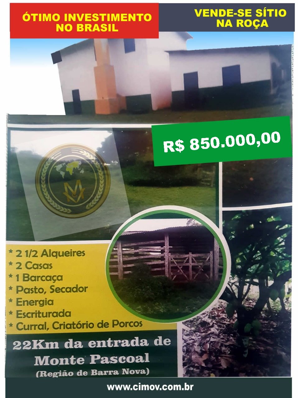 FA0001  Vende-se Fazenda na Bahia